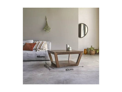 villa solid wood coffee table