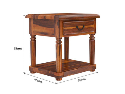 Bolt solid wood End table