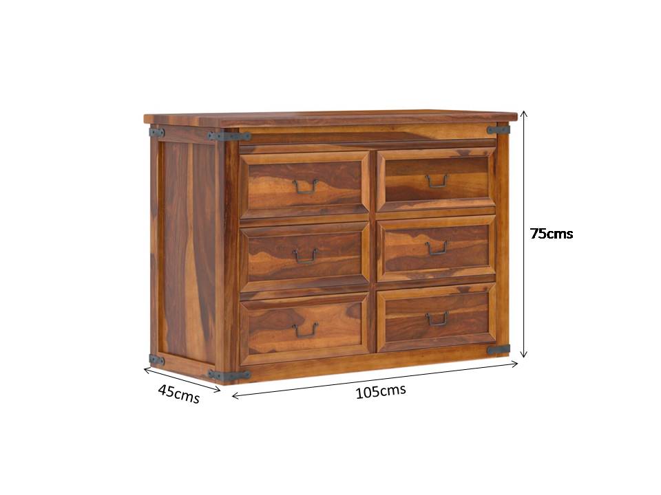 floral solid wood cabinet and chest