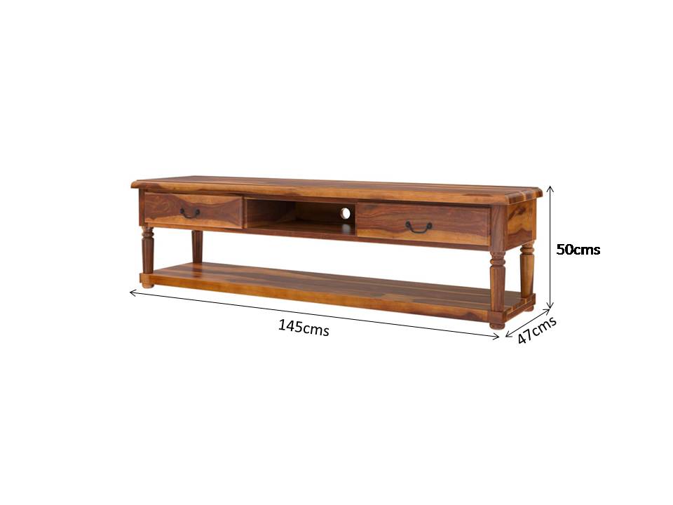 bolt solid wood tv console