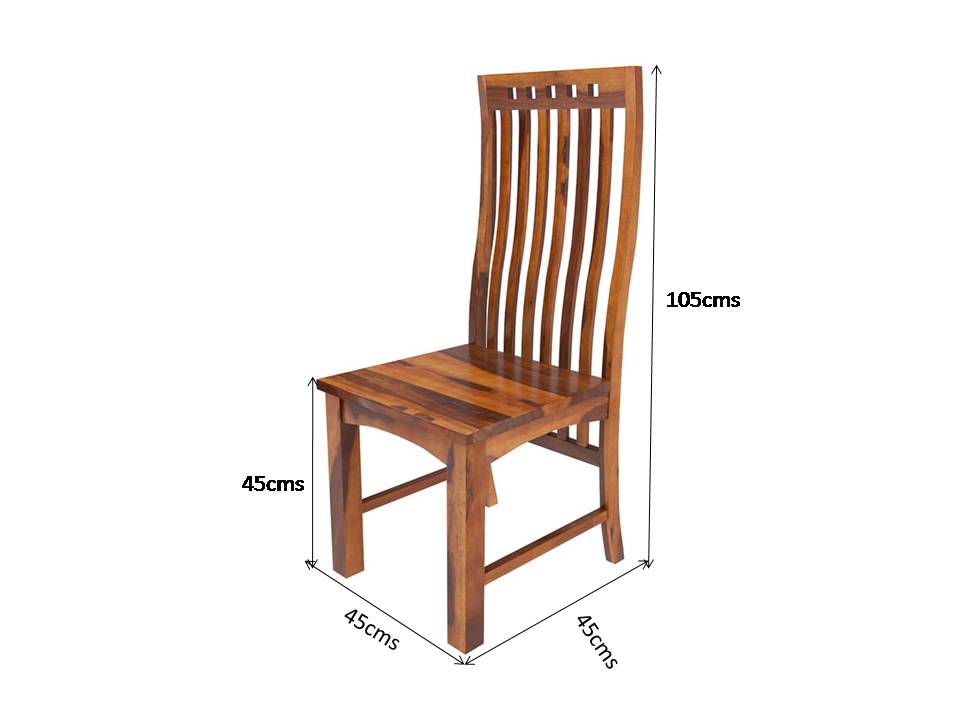Foldable Solid Wood Dining Table SET In Natural Finish With 4 Chairs