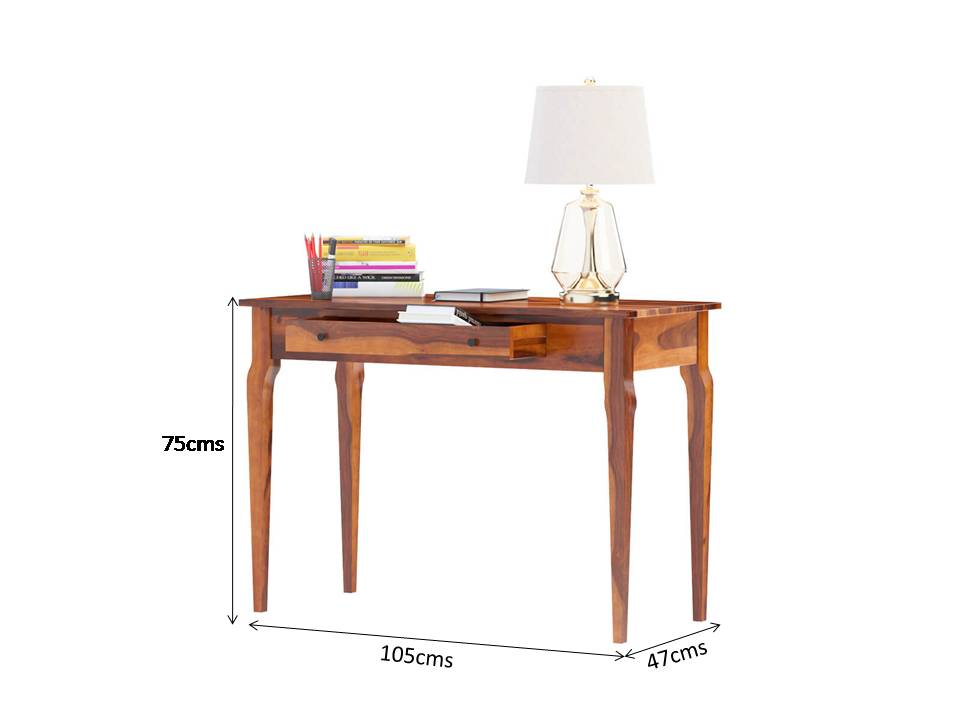 pikaso solid wood study table