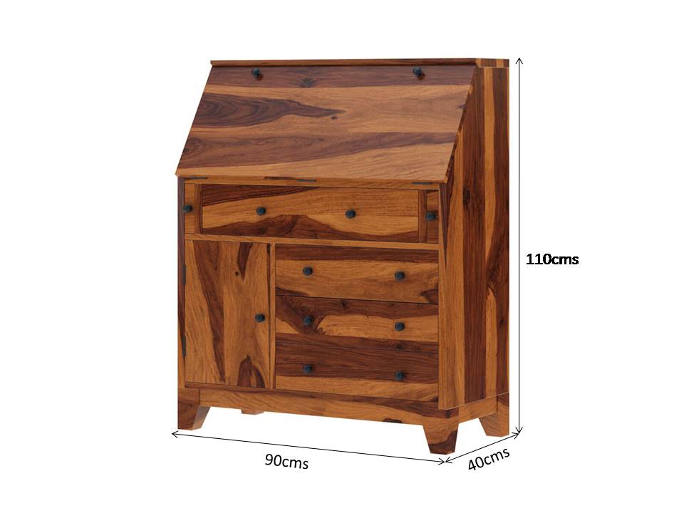 secretary solid wood office table