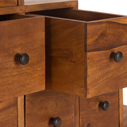 merlin solid wood cabinet in natural finish