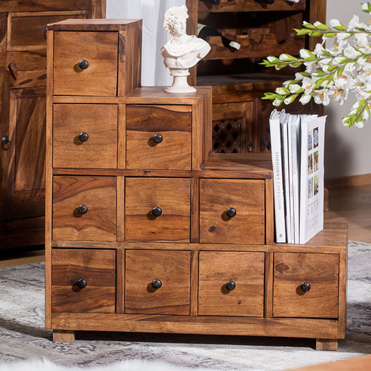 merlin solid wood cabinet in natural finish