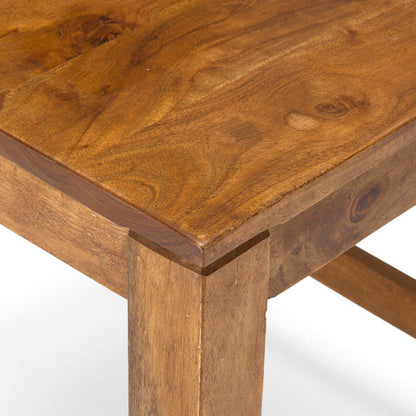 texas solid wood dining chair in natural finish