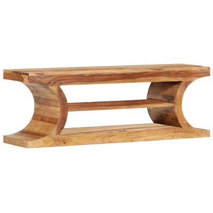 stanley solid wood tv console in stone finish
