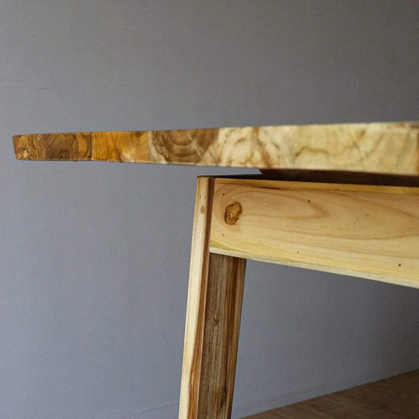 Nova Solid Wood Dining Table In Natural Finish
