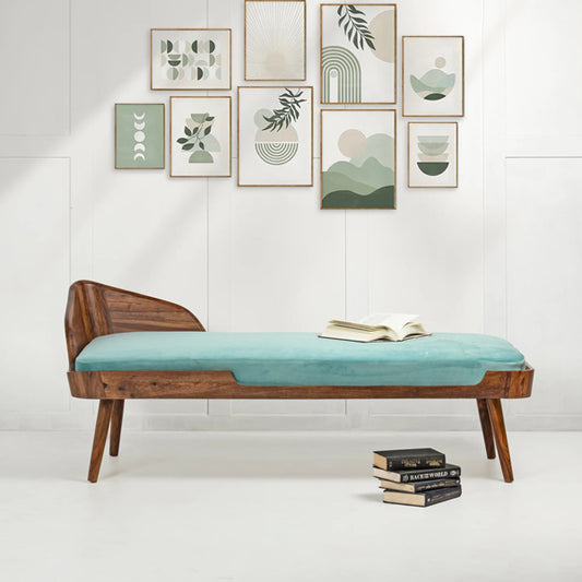 Laranja chaise lounge/daybed