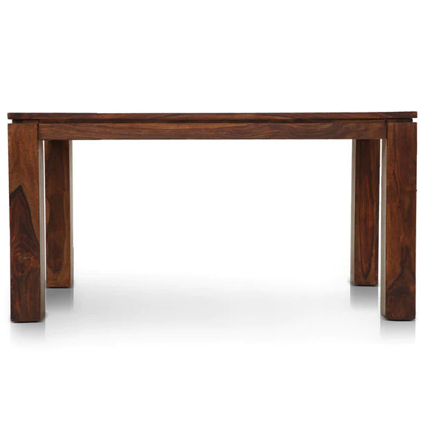 Sherlock Solid Wood Dining Table Set With 6 Chairs In Natural Finish