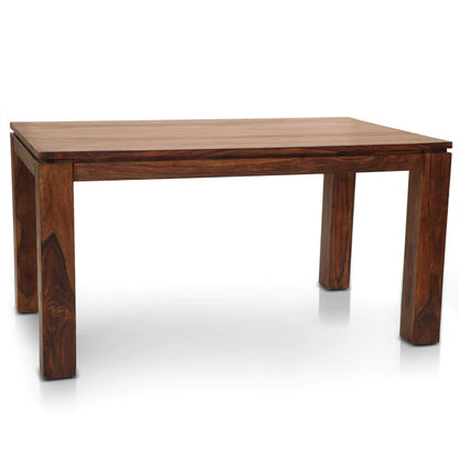 Sherlock Solid Wood Dining Table Set With 6 Chairs In Natural Finish