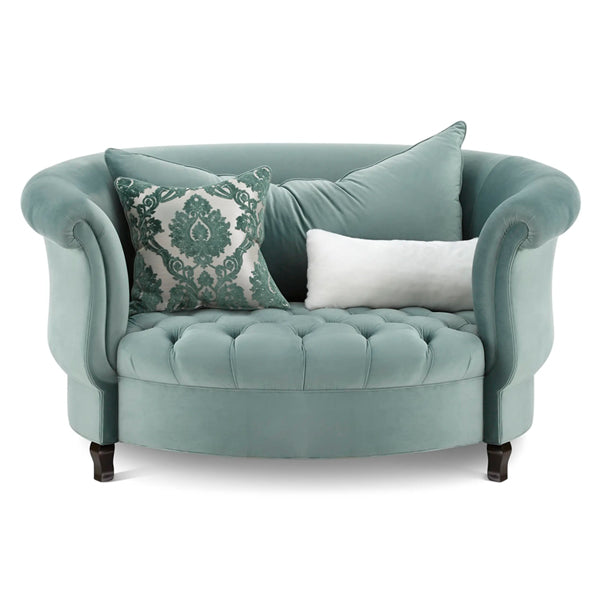 sage barrel single seat sofa