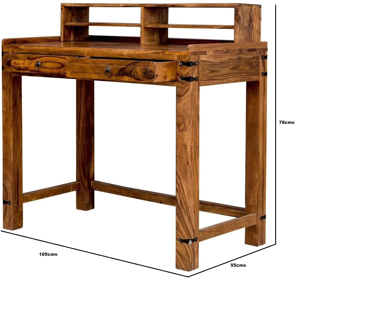 jali solid wood study/writing table