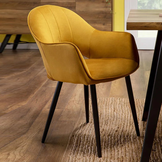 peter dining chair in yellow colour