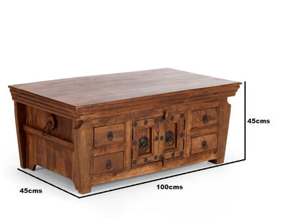 malol solid wood coffee table