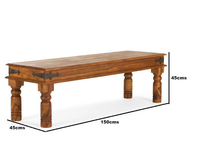 merlin solid wood bench