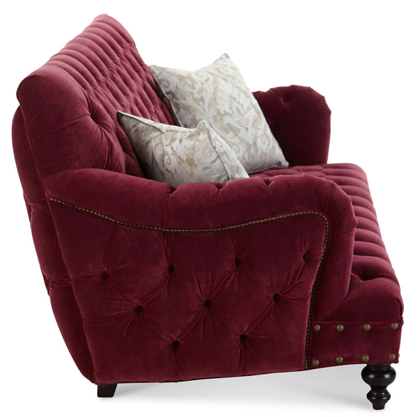 california sofa in burgandy