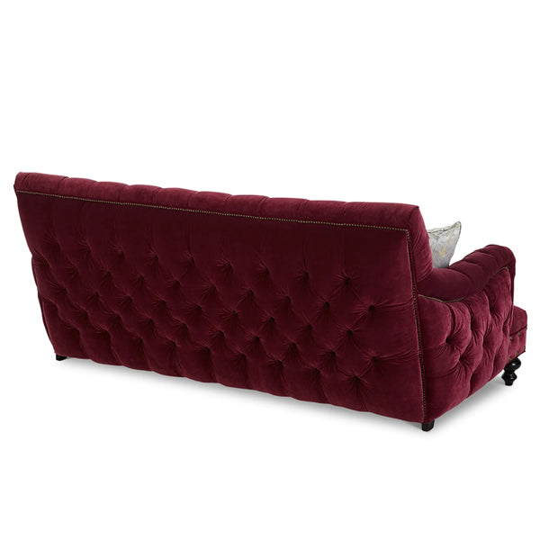 california sofa in burgandy