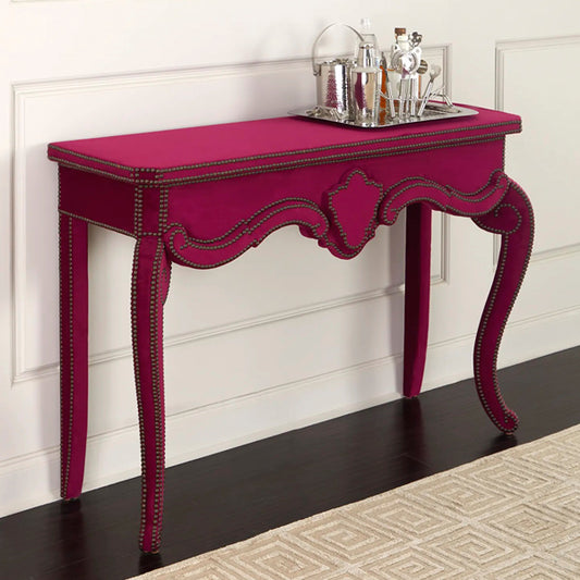 kalki upholstered console table