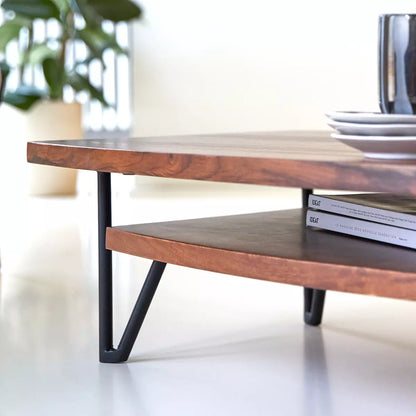 faro solid wood coffee table