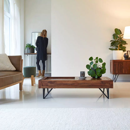 parker solid wood coffee table