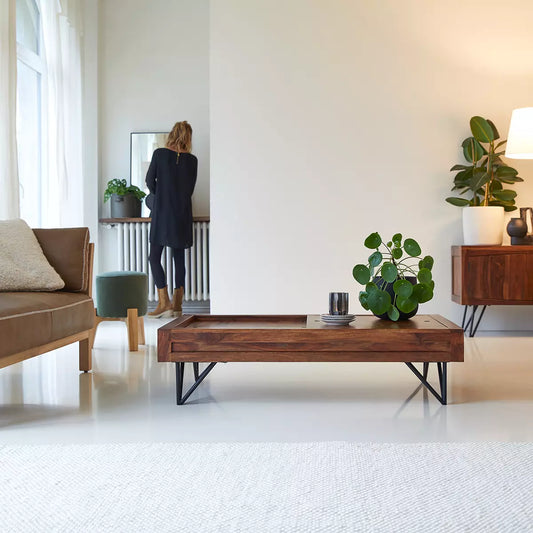 parker solid wood coffee table