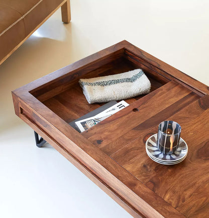 parker solid wood coffee table