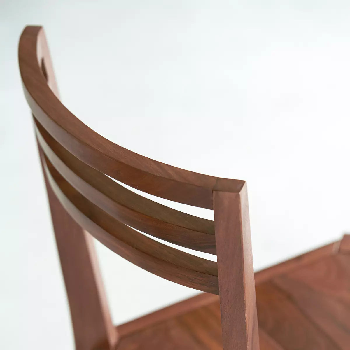 ori luna solid wood dining chair in natural finish