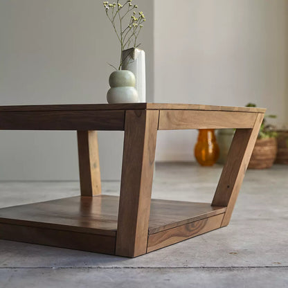 villa solid wood coffee table