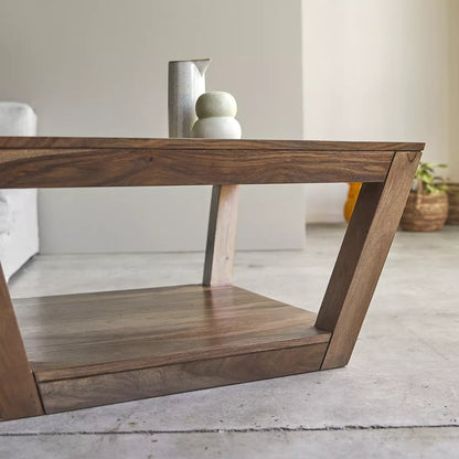 villa solid wood coffee table