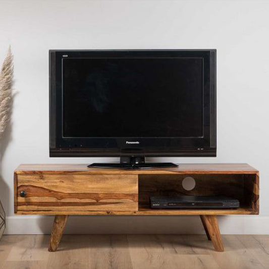 rio tv unit in natural finish