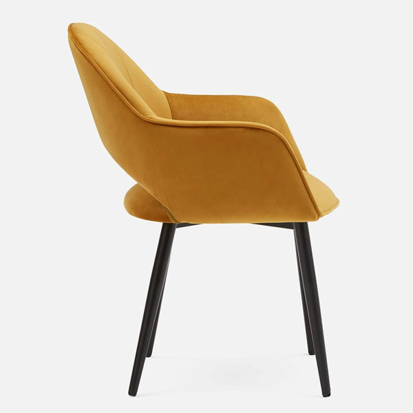peter dining chair in yellow colour