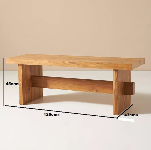 ruka solid wood bench