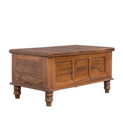 gajanand solid wood coffee table