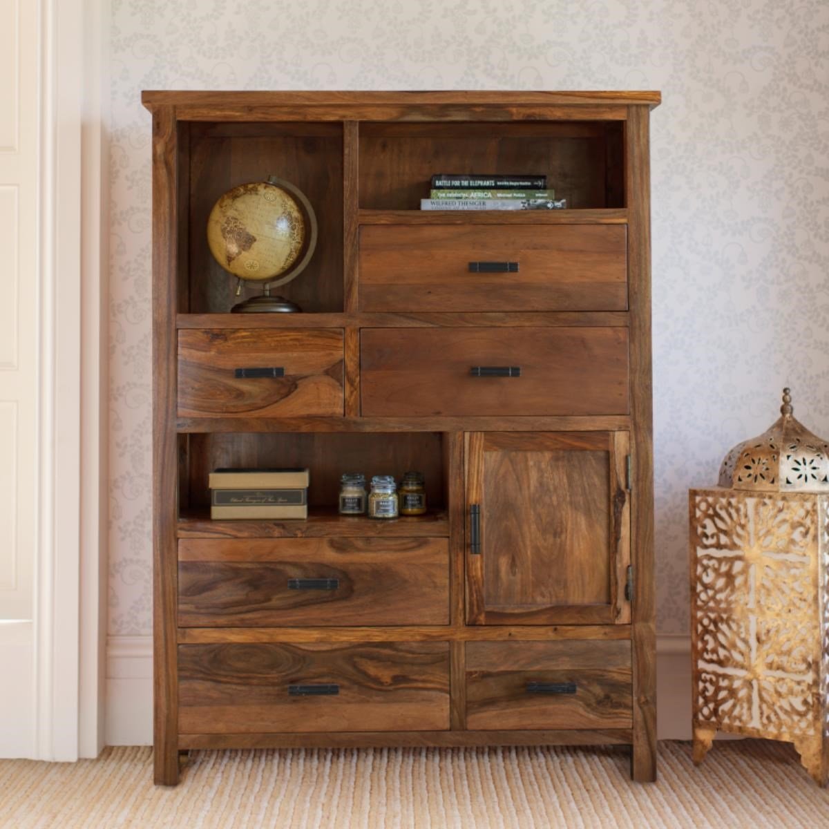 brazil solid wood sideboard in natural finish