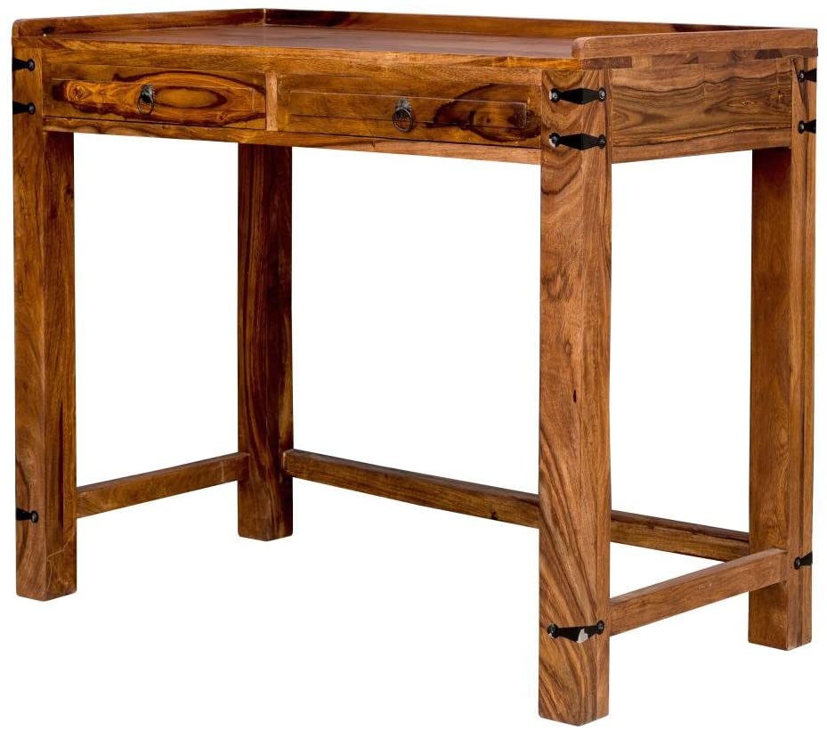 jali solid wood study/writing table