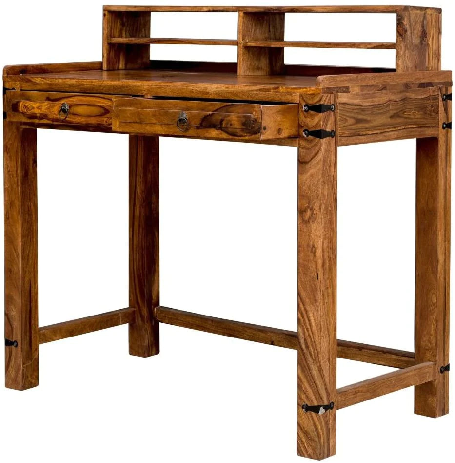 jali solid wood study/writing table