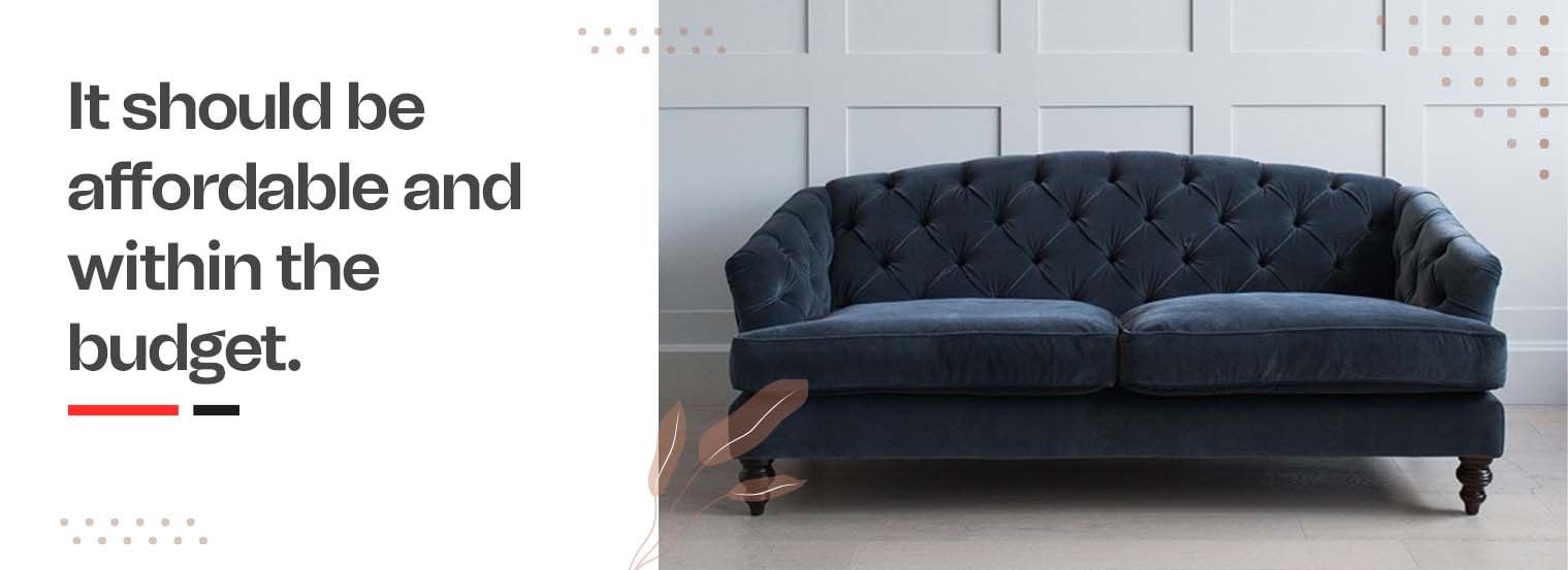 Affordable & budget friendly Sofa